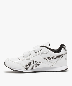 baskets fille avec motifs zebres a fermeture scratch - reebok blancA375701_3