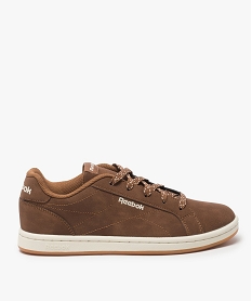 GEMO Baskets garçon unies à lacets - Reebok marron vif