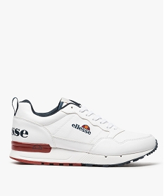 GEMO Baskets homme rétro running - Ellesse Blanc