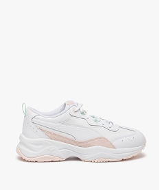 GEMO Baskets femme à lacets - Puma Cilia Lux Blanc