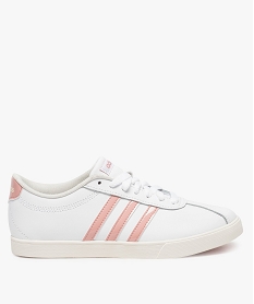 GEMO Baskets femme bicolores à lacets – Adidas Courset rose chine