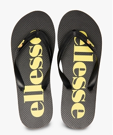 GEMO Tongs femme avec grand logo Ellesse noir standard