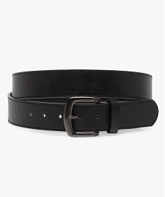 ceinture homme avec boucle en metal vieilli noirA393101_1