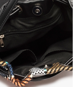 sac femme forme seau avec lien coulissant multicolore sacs a mainA408501_3