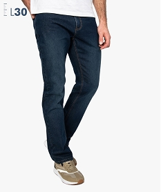 GEMO Jean homme coupe regular taille normale Bleu