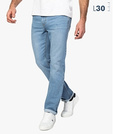 GEMO Jean homme coupe regular taille normale Bleu