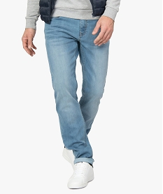 jean homme coupe straight en matieres extensible bleu jeansA416901_1