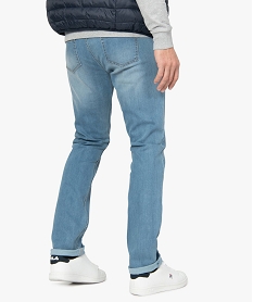 jean homme coupe straight en matieres extensible bleu jeansA416901_3