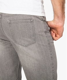 bermuda homme en denim gris shorts en jeanA418701_2