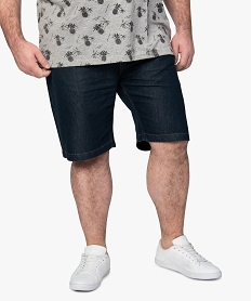 bermuda en jean homme brut bleu shorts en jeanA419001_1