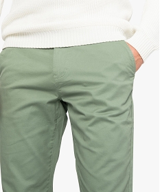 pantalon homme chino coupe slim vertA420201_2