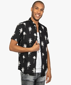 chemise homme legere a manches courtes multicolore chemise manches courtesA428201_1