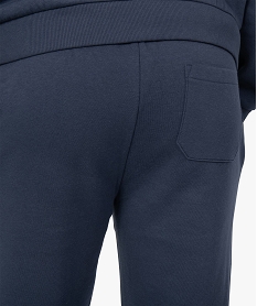 pantalon de jogging homme contenant du coton bio bleuA430301_2