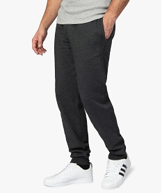 GEMO Pantalon de jogging homme contenant du coton bio Gris