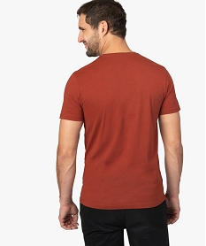 tee-shirt homme avec inscription contrastante rougeA441001_3