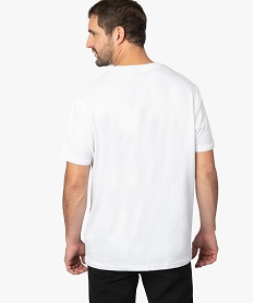tee-shirt homme avec motif nevada blancA441401_3