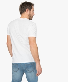 tee-shirt homme a manches courtes imprime - metallica blanc tee-shirtsA444001_3