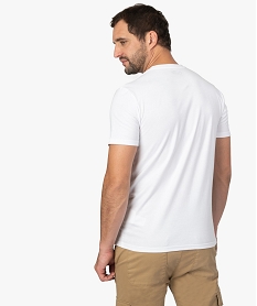 tee-shirt homme avec motif colore sprite blancA444201_3