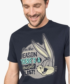 tee-shirt homme avec motif bugs bunny bleuA444301_2