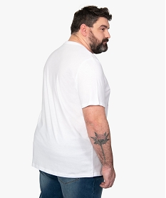tee-shirt homme a manches courtes imprime - miami vice blancA445601_3