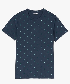 tee-shirt homme a micro-motif perroquets imprime tee-shirtsA446301_4