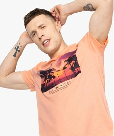 CHAUSSURE PLAT CAMEL TEE-SHIRT ORANGE CLAIR