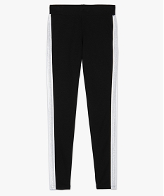 legging femme effet push-up a bandes laterales pailletees noir leggings et jeggingsA449001_4