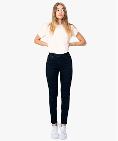 GEMO Jean femme coupe skinny 5 poches Bleu