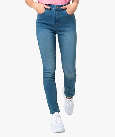 jean femme coupe slim taille haute grisA455301_1