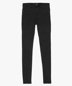 jean femme taille haute coupe skinny en stretch noir pantalons jeans et leggingsA456201_4