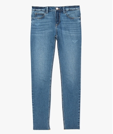 jean femme coupe skinny longueur 78eme bord franc gris pantalons jeans et leggingsA457201_4