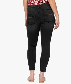 jean femme slim avec fentes dans le bas noir pantalons jeans et leggingsA457301_3