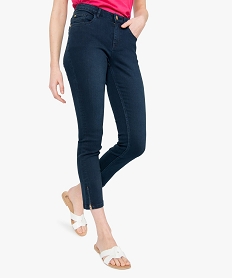 GEMO Jean femme coupe slim 78ème Bleu