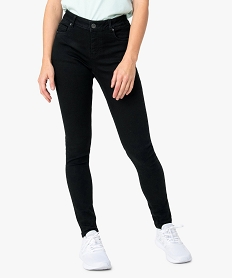 GEMO Jean femme skinny taille normale Noir