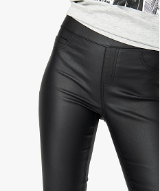 jegging femme enduit noirA462101_2