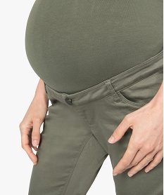 jean de grossesse coupe slim avec bandeau elastique vertA463901_2
