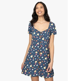 LING.HAUT CIEL ROBE IMPRIME FLORAL