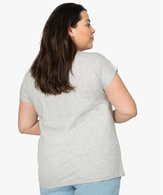 tee-shirt femme grande taille a manches courtes a motifs imprime tee shirts tops et debardeursA504701_3