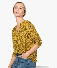 ROBE ANIMAL PRINT TEE-SHIRT AOP FLEURS