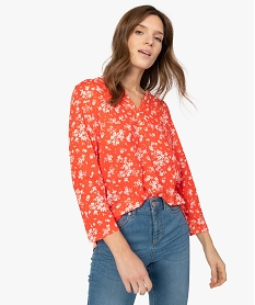  TEE-SHIRT IMPRIME FLEUR