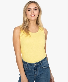 PANTALON DENIM TEE-SHIRT YELLOW