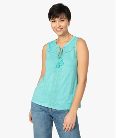 TEE-SHIRT BLANC TEE-SHIRT TURQUOISE