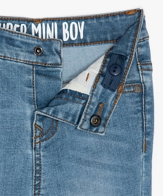 jean bebe garcon coupe slim en polyester recycle bleu jeansA530601_3