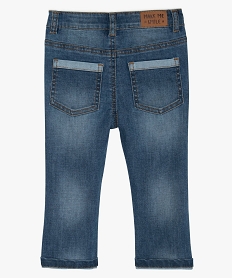 jean bebe garcon coupe slim en polyester recycle gris jeansA530701_2