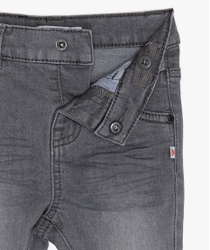 jean bebe garcon slim en coton stretch gris jeansA530801_2
