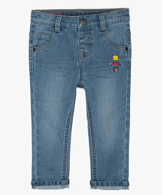 jean bebe garcon slim en denim confort - lulu castagnette grisA531001_1