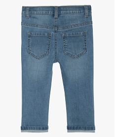 jean bebe garcon slim en denim confort - lulu castagnette gris jeansA531001_2