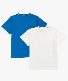 tee-shirt bebe garcon imprimes devant (lot de 2) multicoloreA541301_2