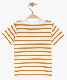 tee-shirt bebe garcon raye avec motif toucan imprimeA542001_2