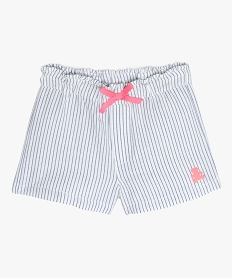 short bebe fille raye - lulu castagnette imprimeA546901_1